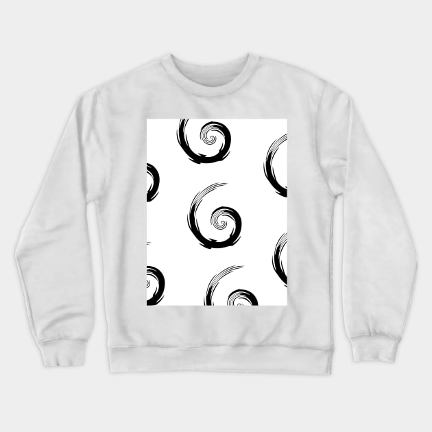 Black and white pattern Crewneck Sweatshirt by Word and Saying